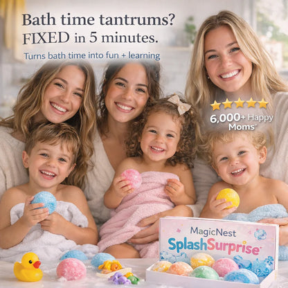 Bath time fights, finally over